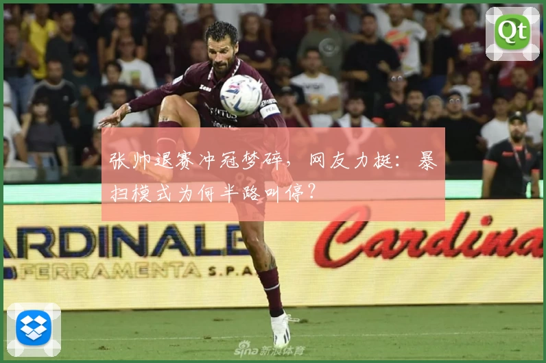 张帅退赛冲冠梦碎，网友力挺：暴扫模式为何半路叫停？
